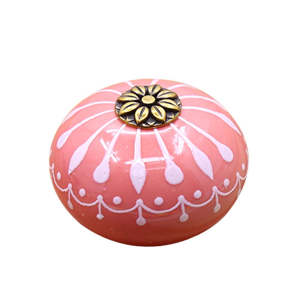 Ceramic Cabinet Knobs Drawer Furniture Hardware Door Pull Handle