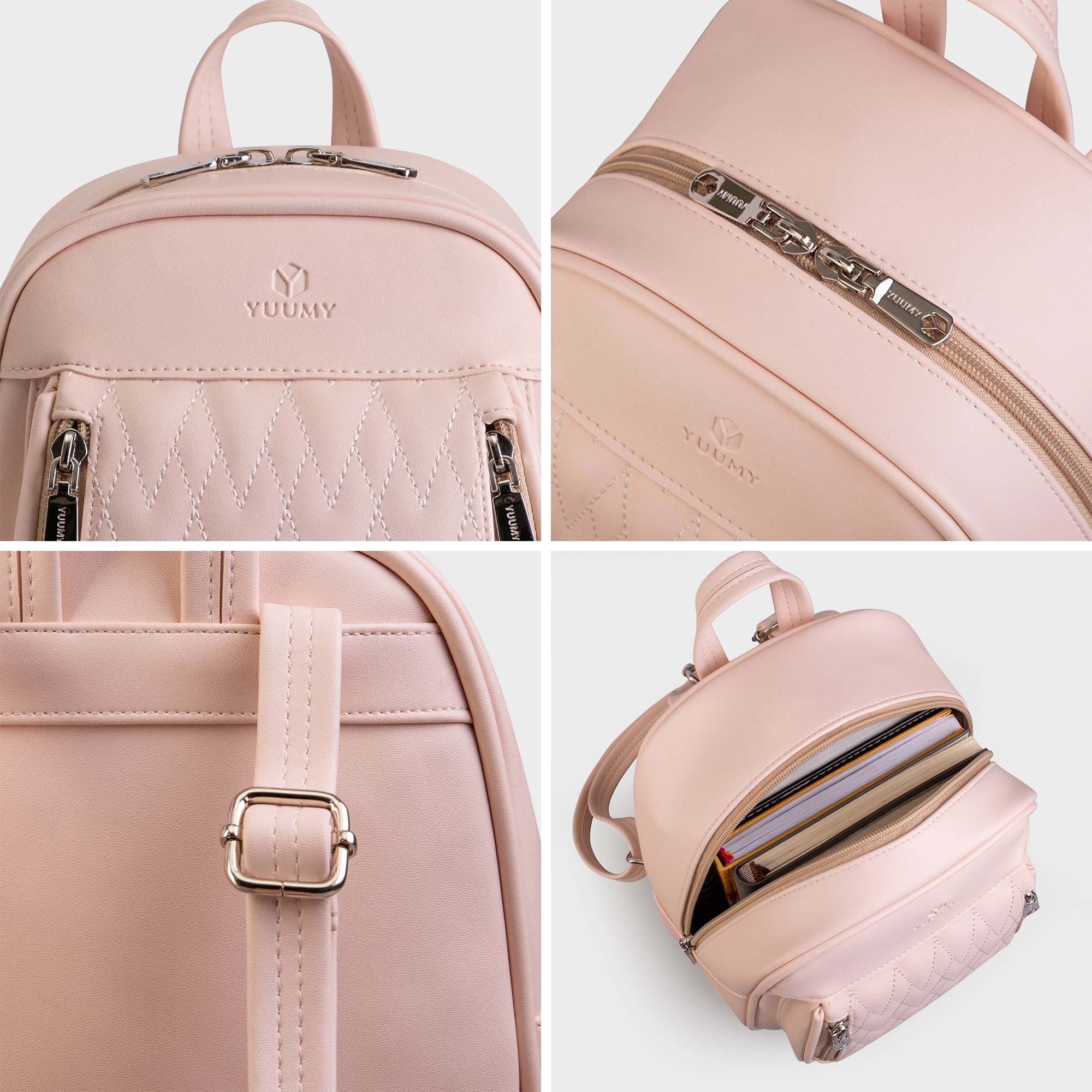 Balo Yuumy ( Thời trang nữ tiện lợi cỡ trung - Balo da Seasand YBA79 )