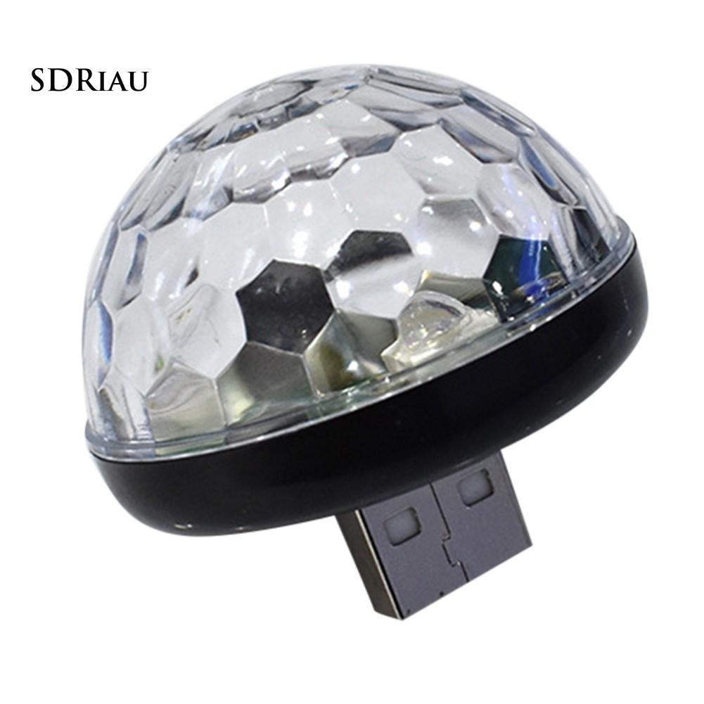 Bóng đèn 3 màu USB led cho trang trí xe hơi DJ