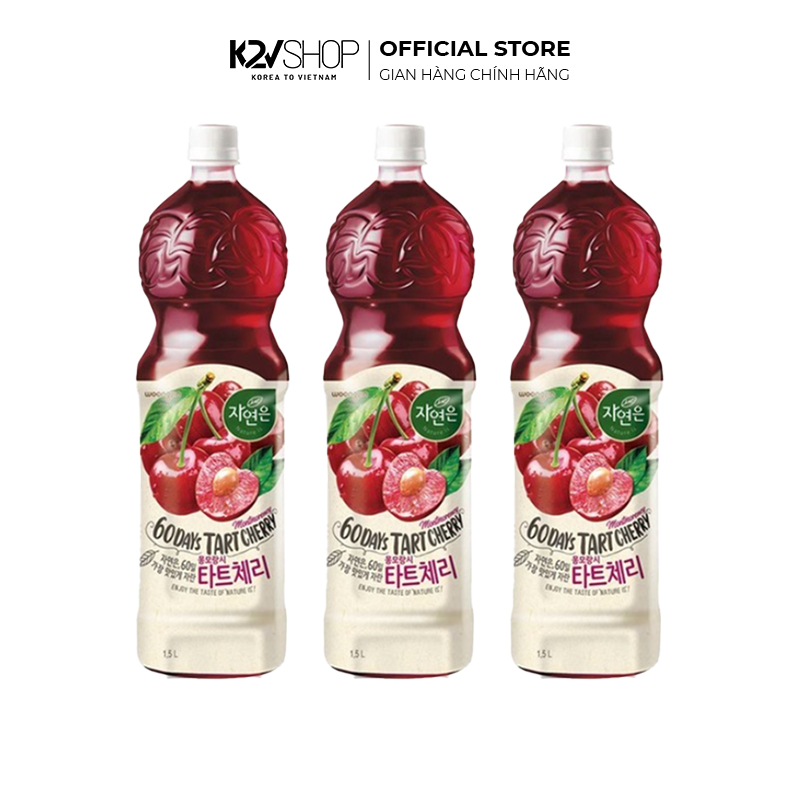 Combo 2 Nước ép Cherry Woongjin 1.5L