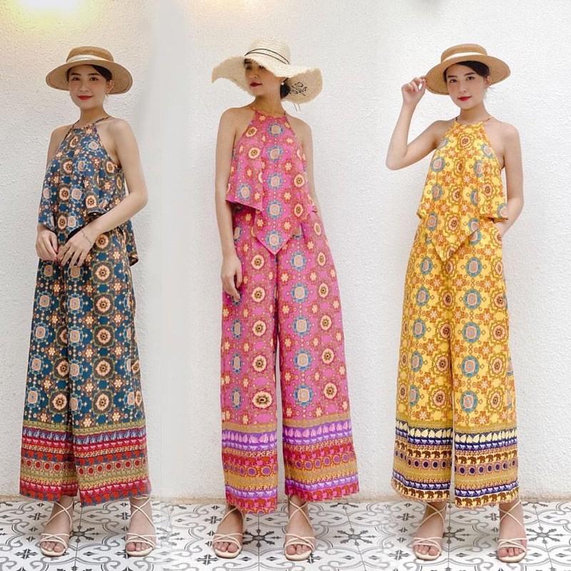 S86 , Set áo yếm thổ cẩm
