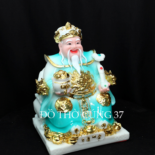 THẦN TÀI THỔ ĐỊA PHÚ QUÝ - MÀU XANH LÁ