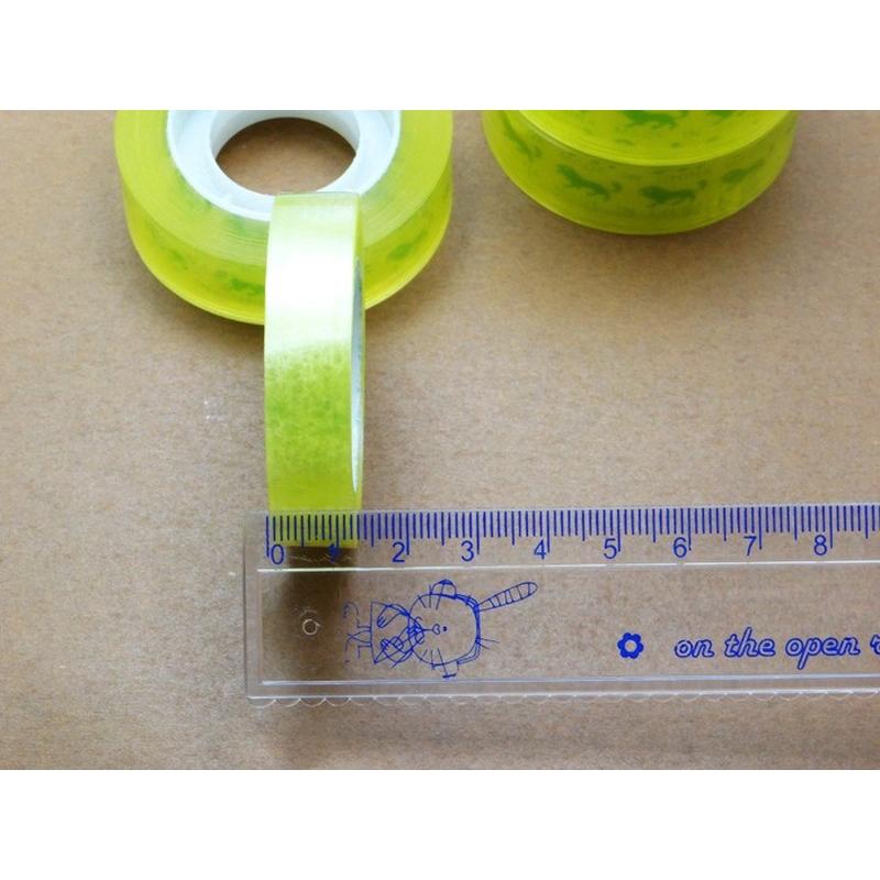 10 PCS Clear Duct Tape/ Stationery / Office Supplies, Length 30 meters, Width 12 mm, Available 【lyfs】