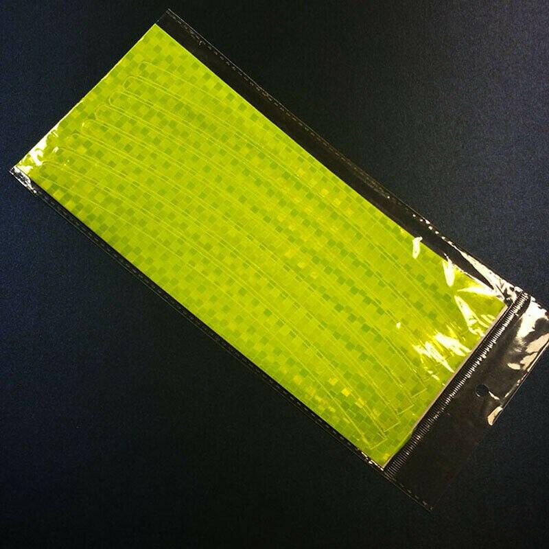 Bike Reflective Sticker Anti-collision Warning Stickers Exterior Reflective Strip Safety Decor High Light Safety Reflector Strip