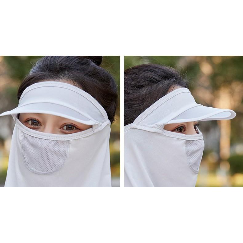 Khẩu trang ninja che kín mặt chống nắng bụi vải thun đeo tai thoáng mát nam nữ đeo được