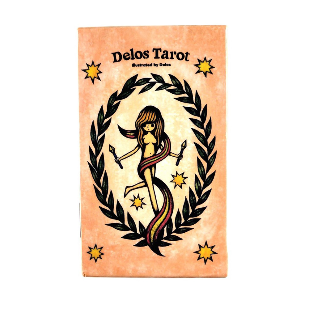 Bộ Bài Delos Tarot 78 Lá Bài Tặng Đá Thanh Tẩy
