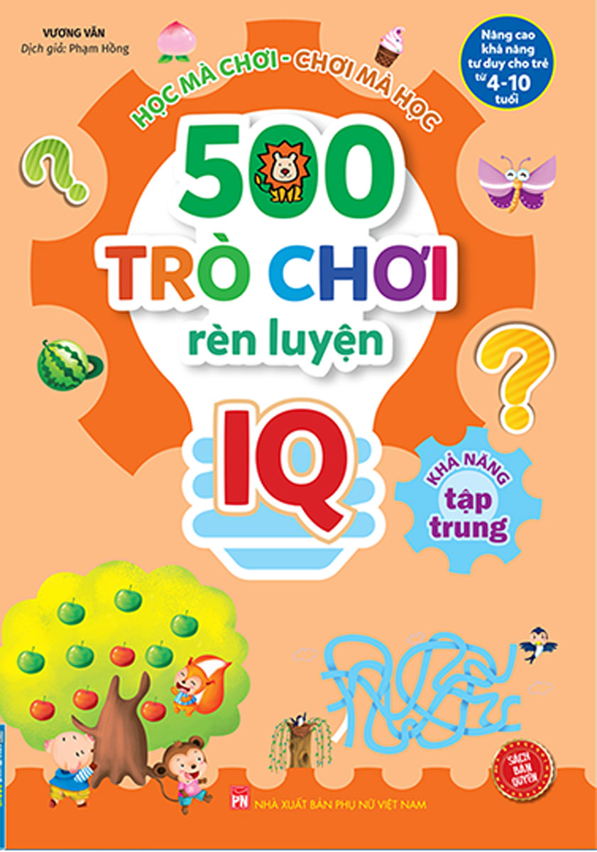 500 Trò Chơi Rèn Luyện IQ - Khả Năng Tập Trung_MT