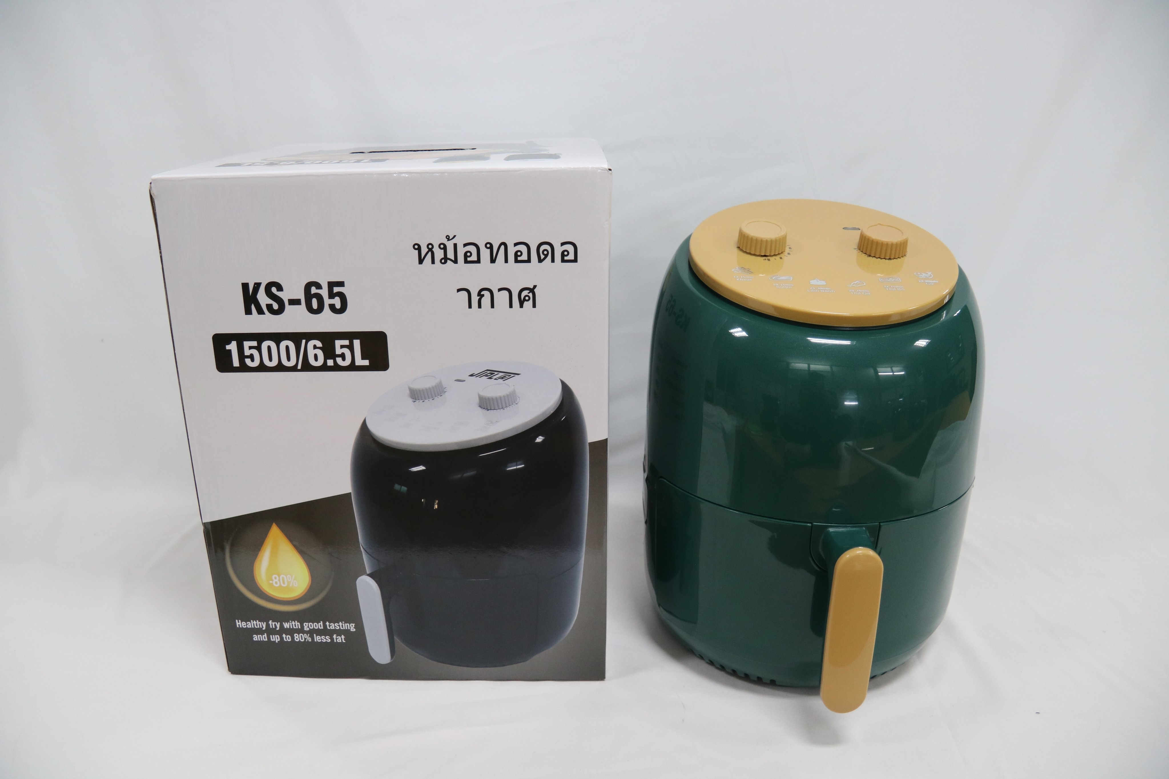 Nồi Chiên Không Dầu KS-65 (6.5 lít) - Màu Ngẫu Nhiên - Hàng Chính Hãng