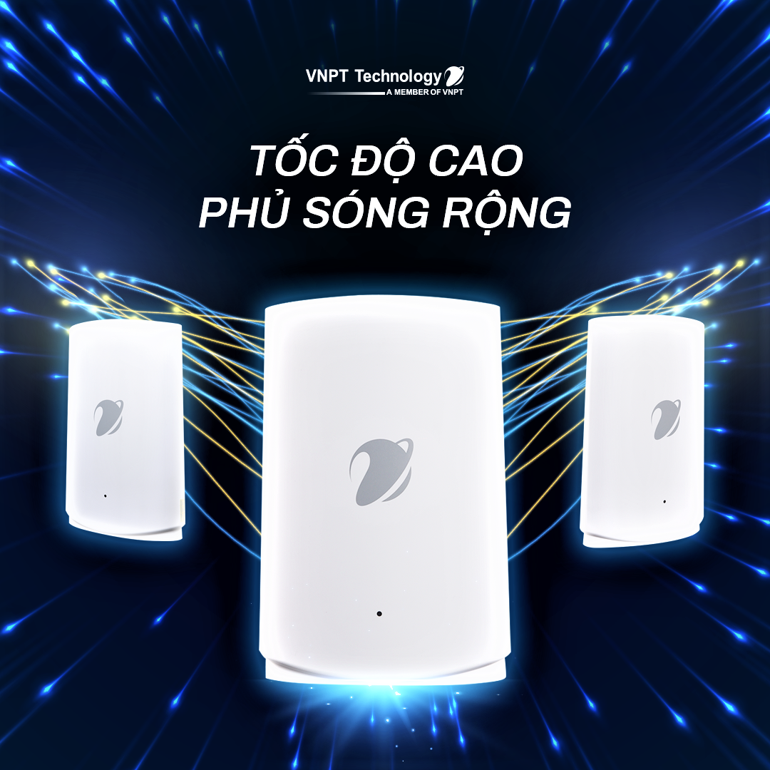 Hệ thống Wifi công nghệ Mesh 2 băng tần chuẩn AC tốc độ cao VNPT Technology iGate EW12S - Hàng chính hãng