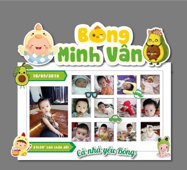 Khung hình 12 tháng của bé