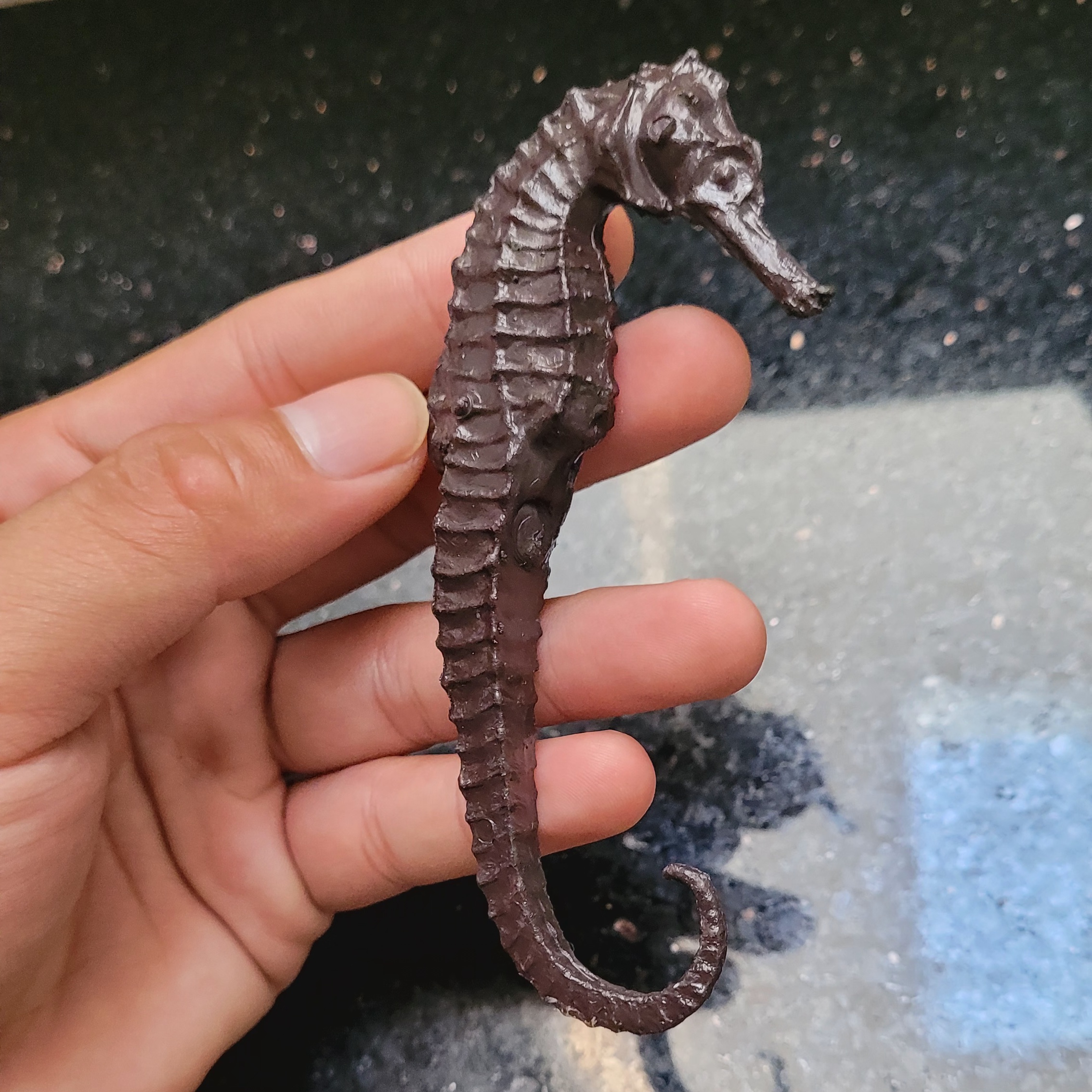 Đồ chơi sinh vật biển - Mô hình Con Cá Ngựa Hippocampus 11.5x5 cm New4all CN1814 Sea Animals