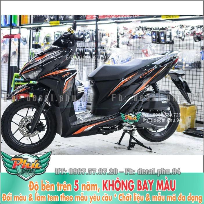 Tem rời Vario Đen chỉ cam mẫu mới -1