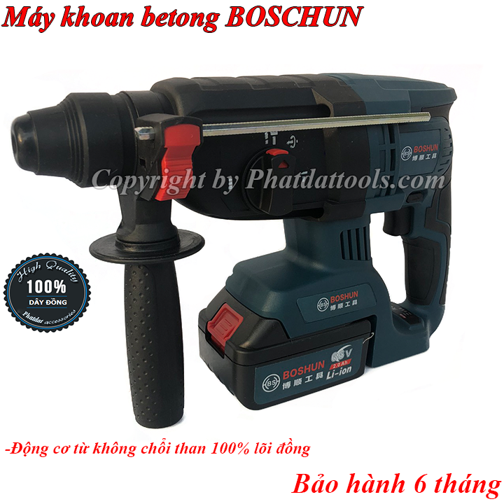 Máy khoan betong dùng pin Boshun 2-26