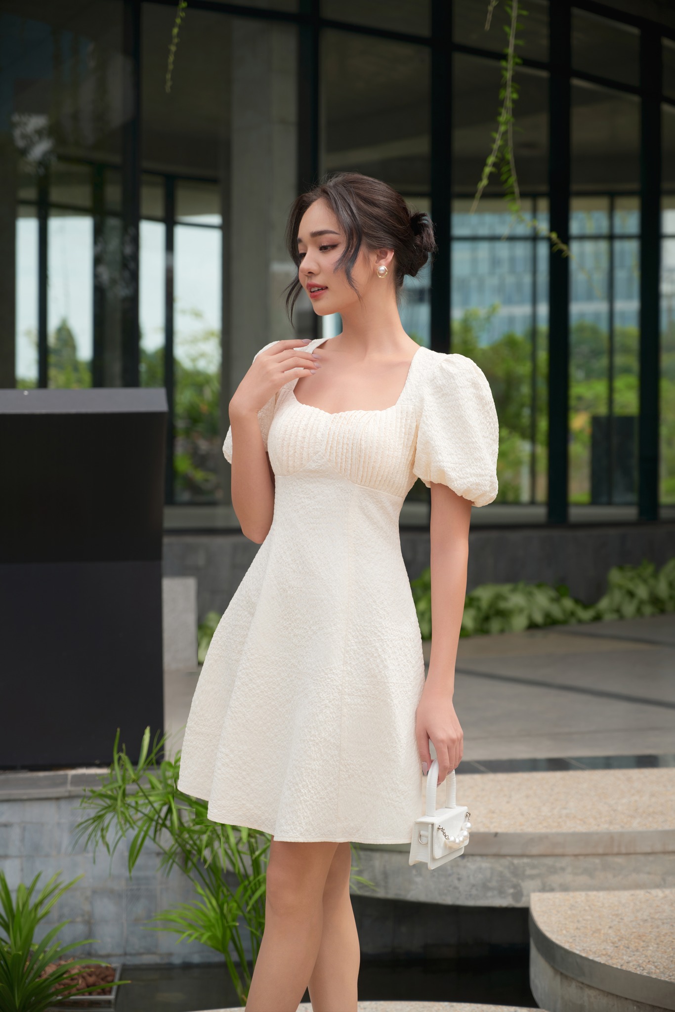 OLV - Đầm Hina Ruched Dress