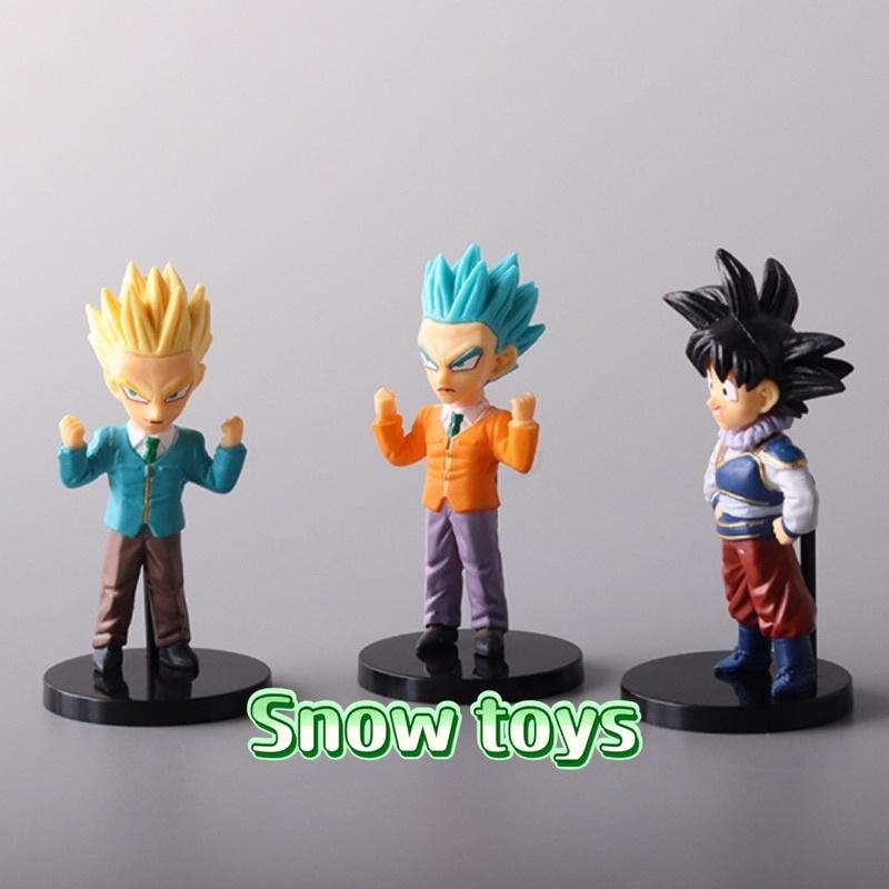 Mô hình Dragon Ball Super WCF - Master Roshi Android 18 Trunks Vegeta Son Gohan Goku Super Saiyan God Blue