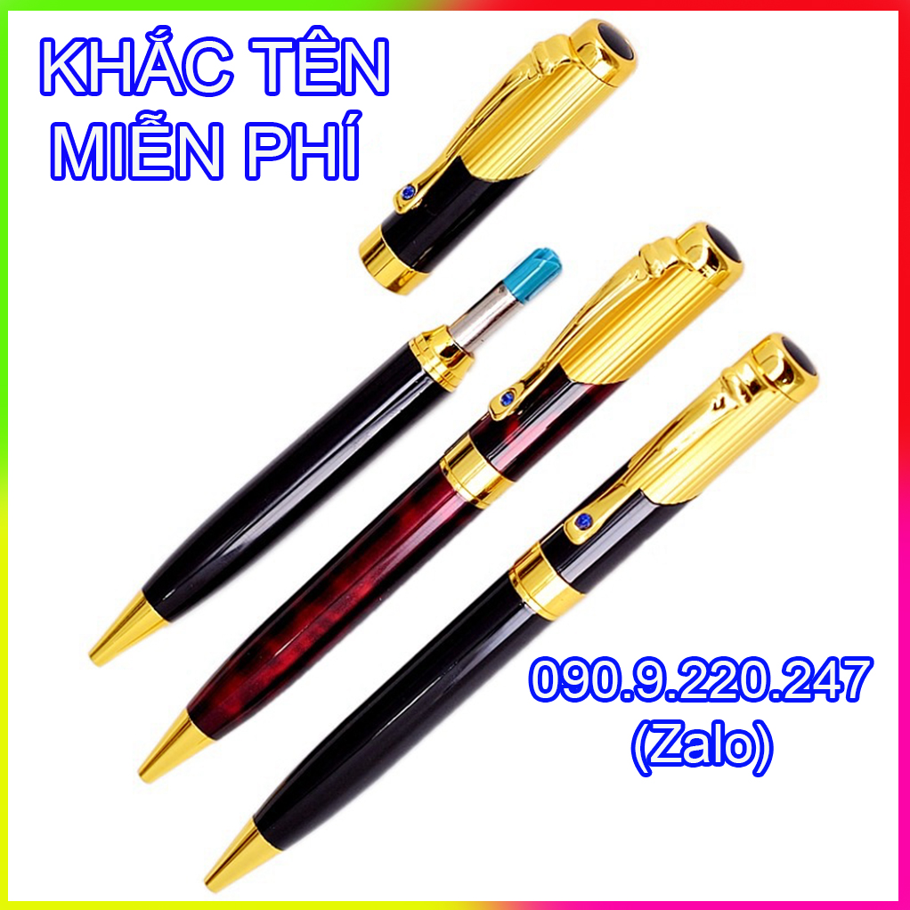 Bút ký khắc tên cao cấp Doanh nhân LC008, mực mịn, đều ở mọi góc nghiêng