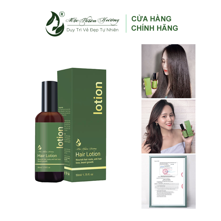 Xịt giúp ngăn rụng tóc, kích thích mọc tóc Hair Lotion Mộc Thiên Hương 50ml