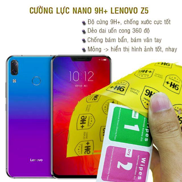 Dán cường lực dẻo nano dành cho Lenovo Z5