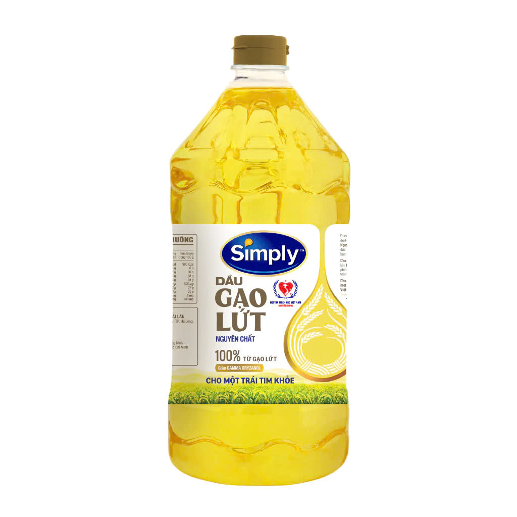 Dầu gạo lứt Simply 2L