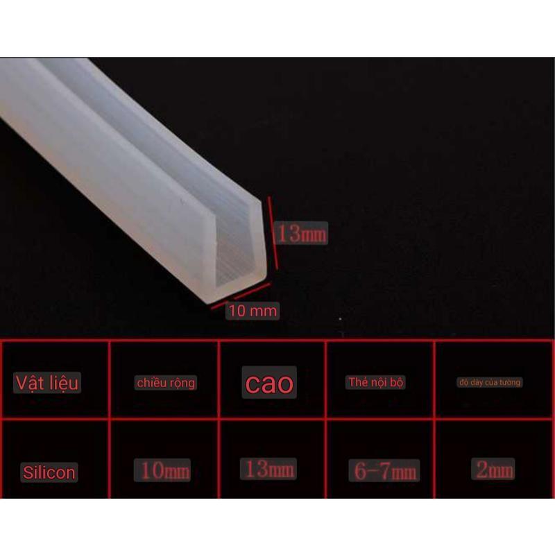 Gioăng dây ron Silicone hình chữ U – V bảo vệ cạnh nẹp bo bọc cạnh bàn, cửa, tấm thép, kính và cạnh cơ khí