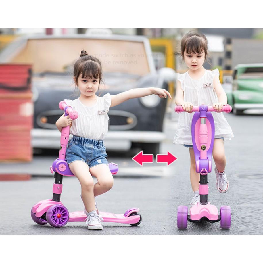 Xe scooter Có ghế gấp gọn, có nhạc và Full đèn chiếu sáng