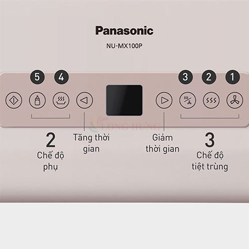 Máy hâm sữa và tiệt trùng sấy khô bình sữa Panasonic NU-MX100PYUE - Hàng chính hãng