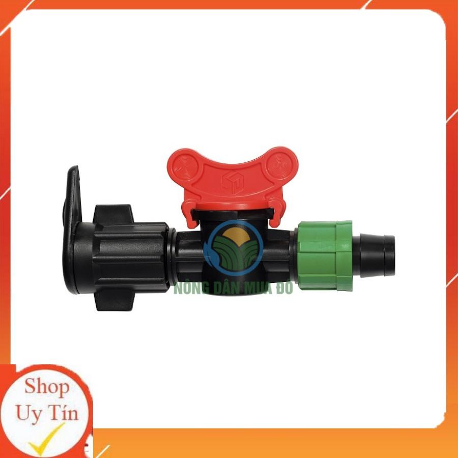 10 Van khóa khởi thủy nhỏ giọt 16mm dùng cho dây chính mềm
