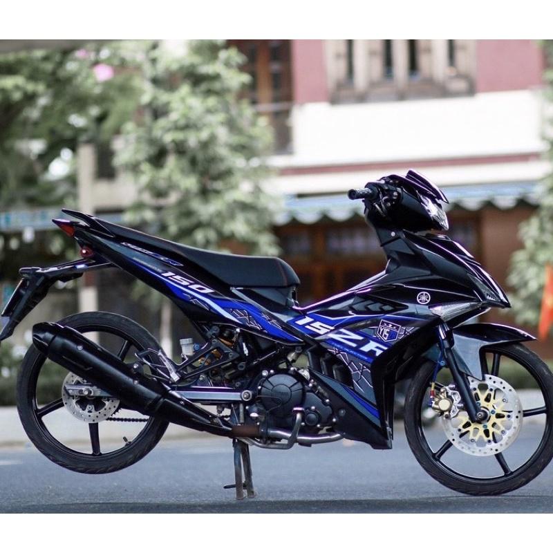 Tem Rời Dán Xe Exciter 150 Mẫu Chữ Y15ZR Xanh Đen
