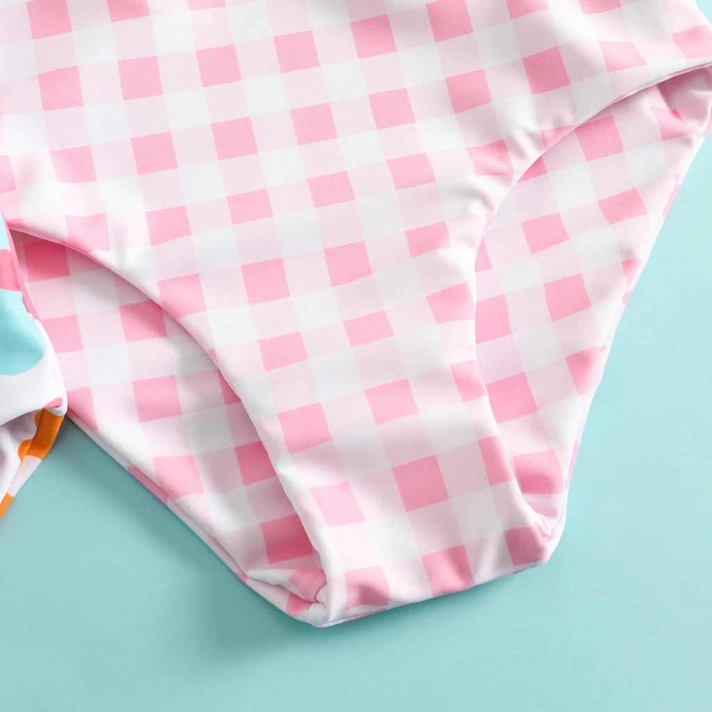 Set Bộ Đồ Bơi Bikini Cột Nơ 2 Mảnh Cho Bé Gái 1-5 Tuổi Từ 8-20.5kg Dành Cho Bé Gái