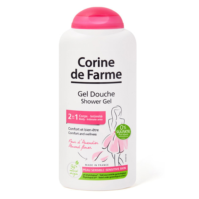 Sữa Tắm 2 Trong 1 Corine de Farme Shower Gel 2 in 1 250ml