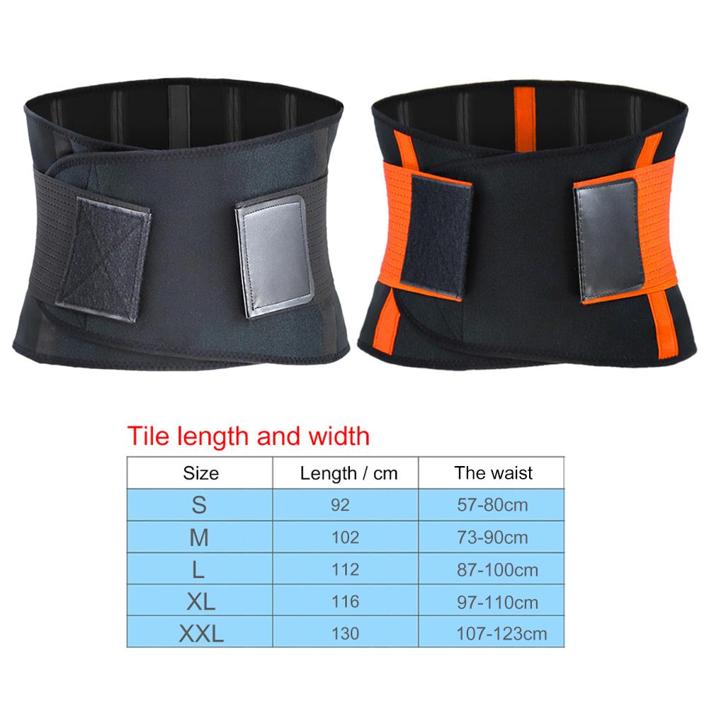 Adjustable Waist Back Support Men And Women Waist Trimmer Belt Weightlifting Tummy Slim Belts Adjustable Abdominal Waist Trainer