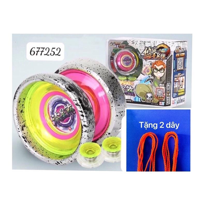 yoyo 677252 - trắng bạc - tặng 2 dây yoyo