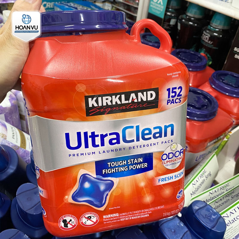 Nước Giặt Kirkland Ultra Clean Premium Laudry Detergent 5.73L (Đỏ)