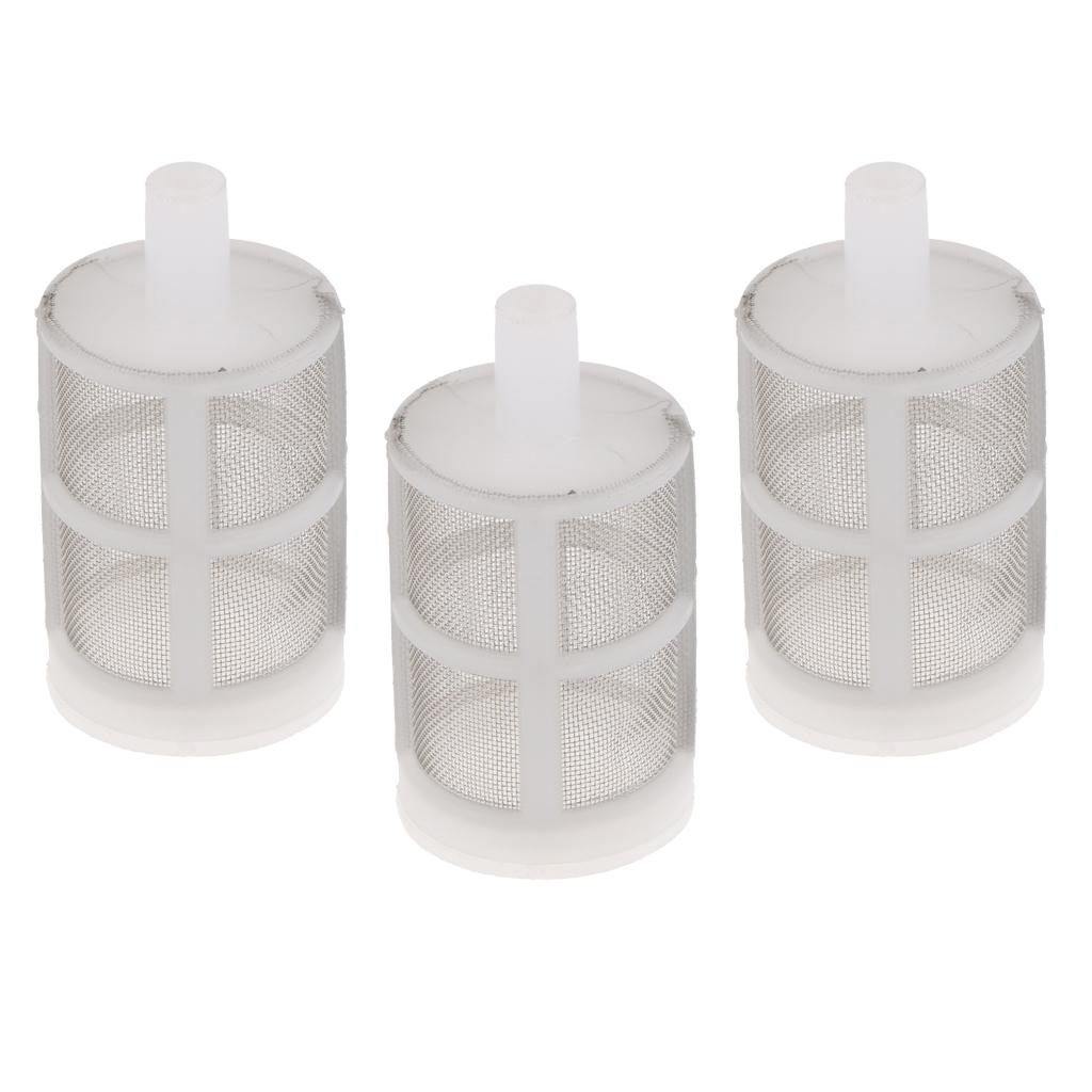 3 Bơm Nước Lọc Thép Không Gỉ Màn Hình, Phù Hợp Với 5-7 Mm Vòi