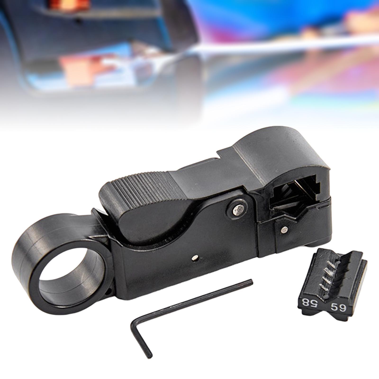 Multifunctional Coaxial Cable Stripper Stripping Plier Wire Stripper for RG3C RG4C