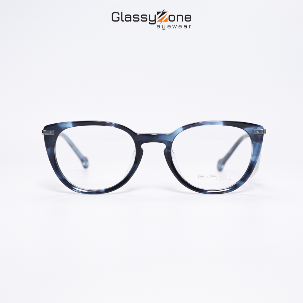 Gọng kính cận, Mắt kính giả cận Acetate Form mắt mèo Nữ Exfash 71552 - GlassyZone