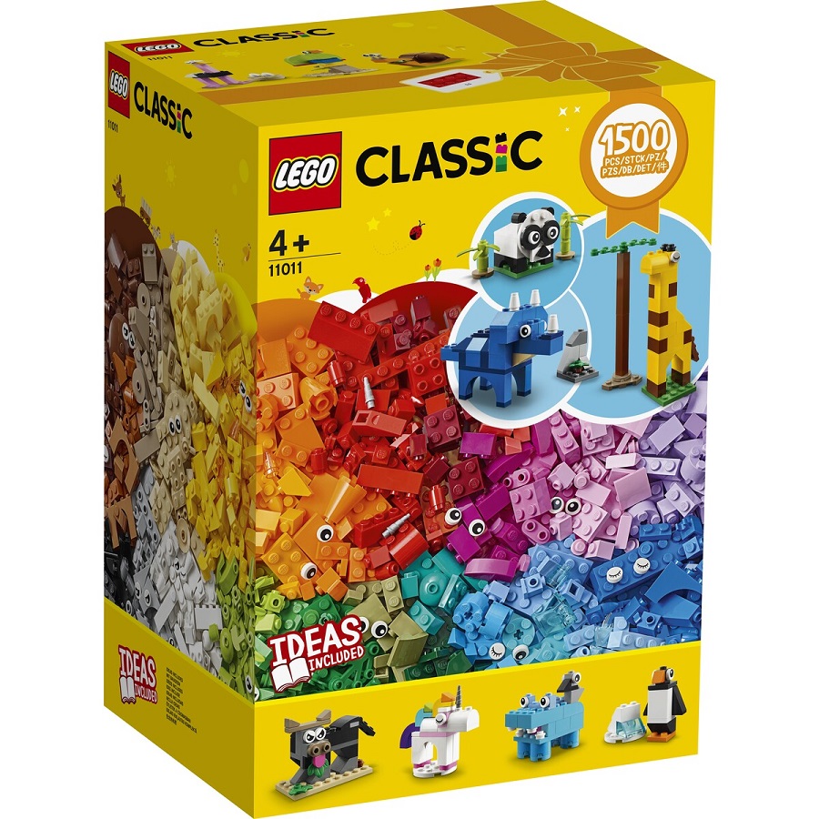 Mô hình đồ chơi lắp ráp LEGO CLASSIC Gạch Sáng Tạo Động Vật 11011 ( 1500 Chi tiết )