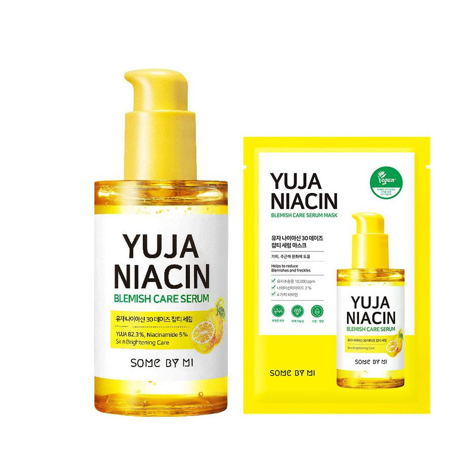 Tinh Chất Dưỡng Trắng Da Chiết Xuất Quả Thanh Yên Some By Mi Yuja Niacin 30 Days Blemish Care Serum 50ml
