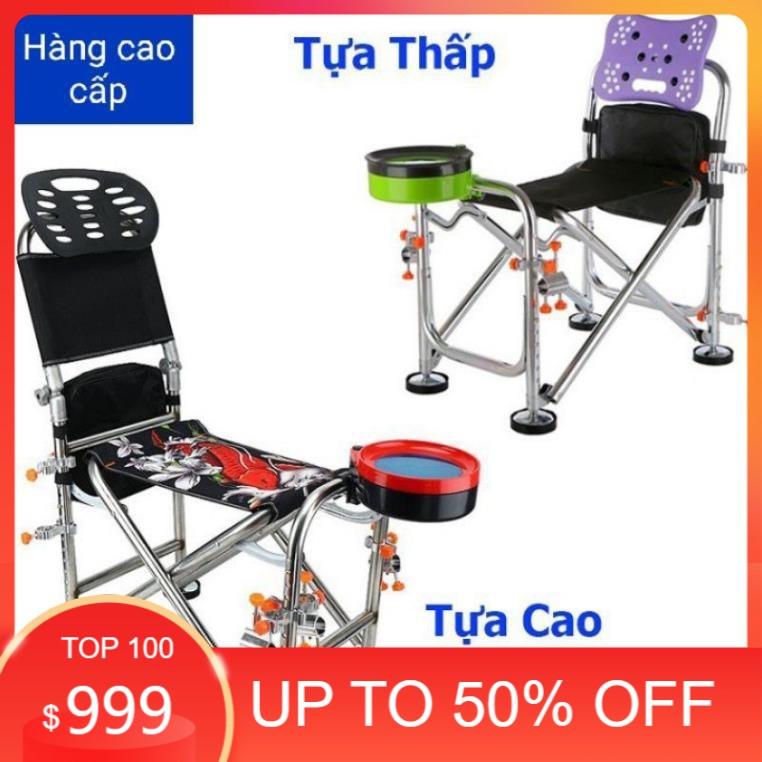 SALE LỚN Ghế địa hình câu đài full phụ kiện, ghế câu đài siêu bền