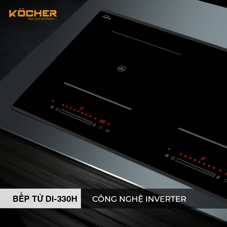 Bếp từ đôi Kocher DI-330H- Hàng Chính Hãng