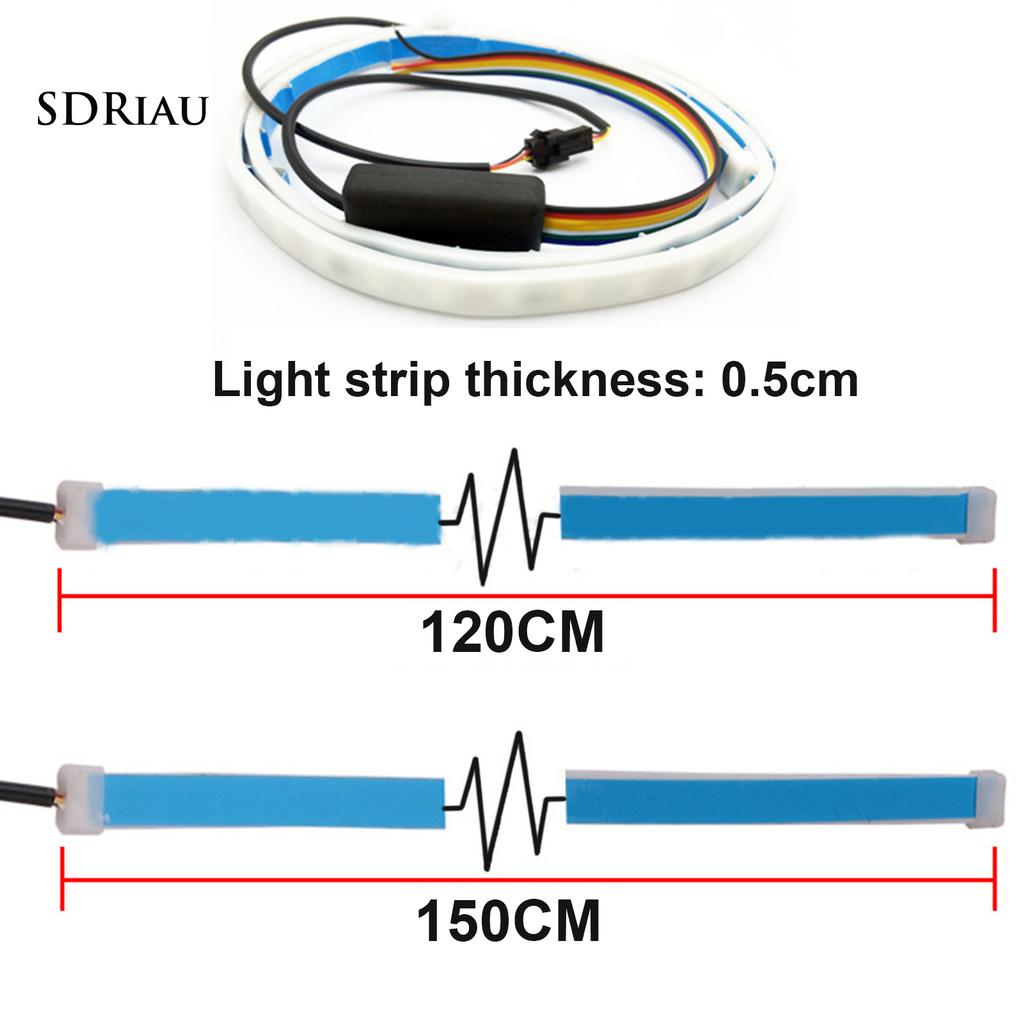 Dải Đèn Led Xi Nhan Nhiều Màu Sắc Cho Xe Hơi Xqcdx Dc 12v 120cm