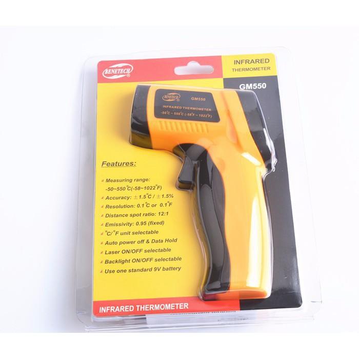 Máy đo nhiệt độ từ xa bằng laser GM550 giá rẻ