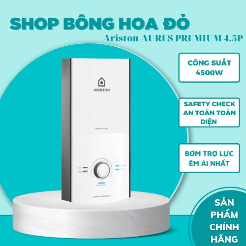 Máy nước nóng trực tiếp Ariston 4500W AURES PREMIUM 4.5P - HÀNG CHÍNH HÃNG