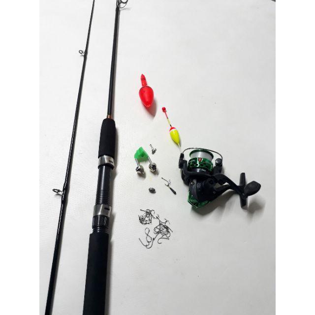 Bộ cần 2 khúc và máy kèm phụ kiện Siêu rẻ, siêu đẹp, siêu chất lượng