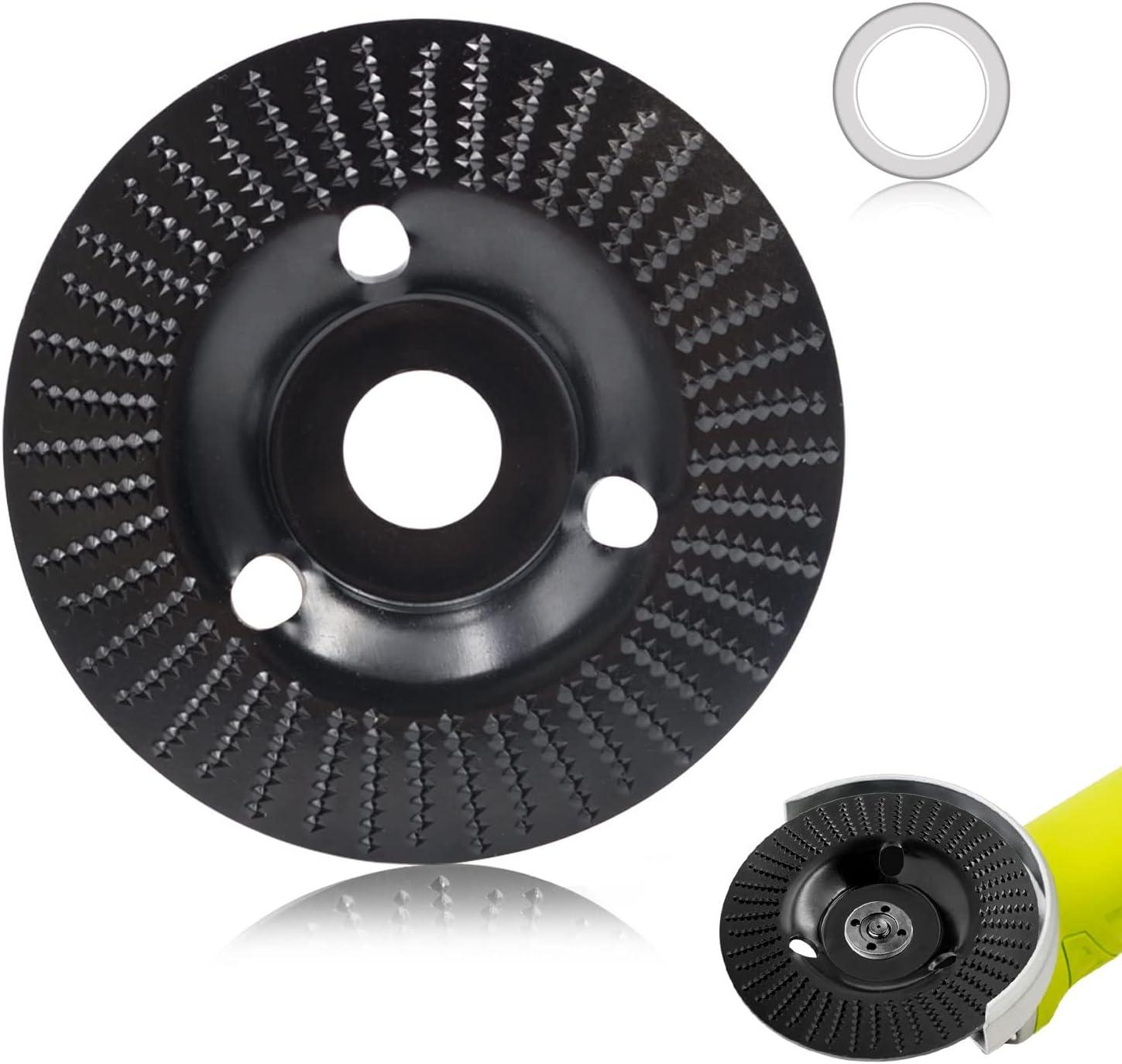 Đĩa mài góc Đĩa khắc Đĩa mài gỗ Đĩa mài gỗ 125mm để tạo hình, mài và cắt, phù hợp với hầu hết các máy mài góc