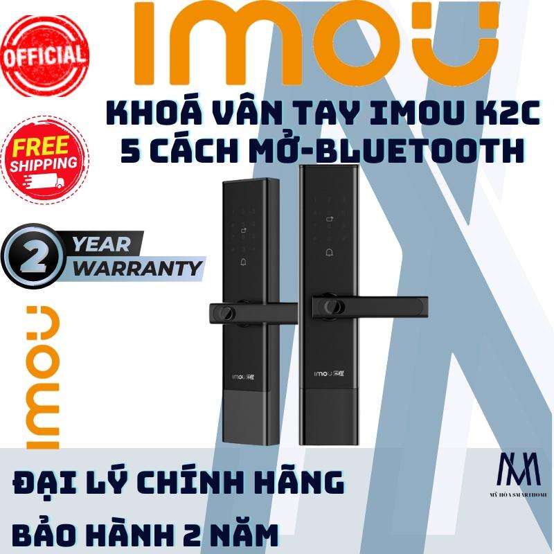 Khoá vân tay IMOU K2C phiên bản 2022 - 5 cách mở, Kết nối bluetooth, Lõi bảo mật cấp C, Bảo hành 2 năm-Hàng Chính Hãng