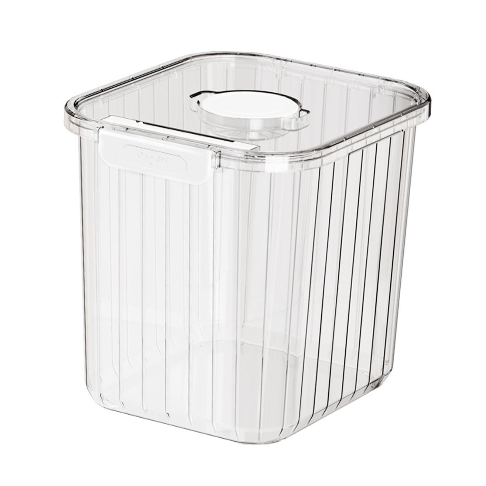 Clear Food Grain Storage box Storage Bin Sealed Lid for Sugar
