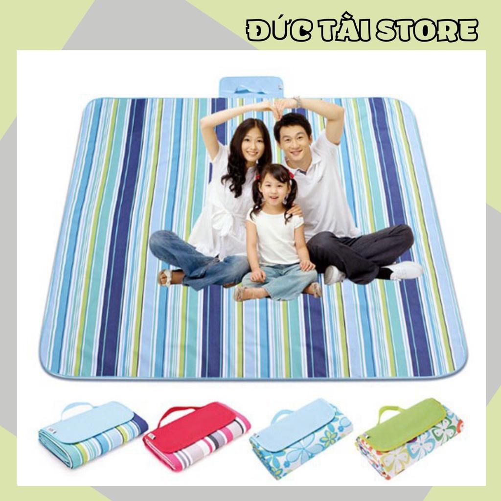 Thảm trải du lịch, picnic, đi phượt gấp gọn đa năng 150cm x 180cm (màu ngẫu nhiên) 1238 ĐỨC TÀI