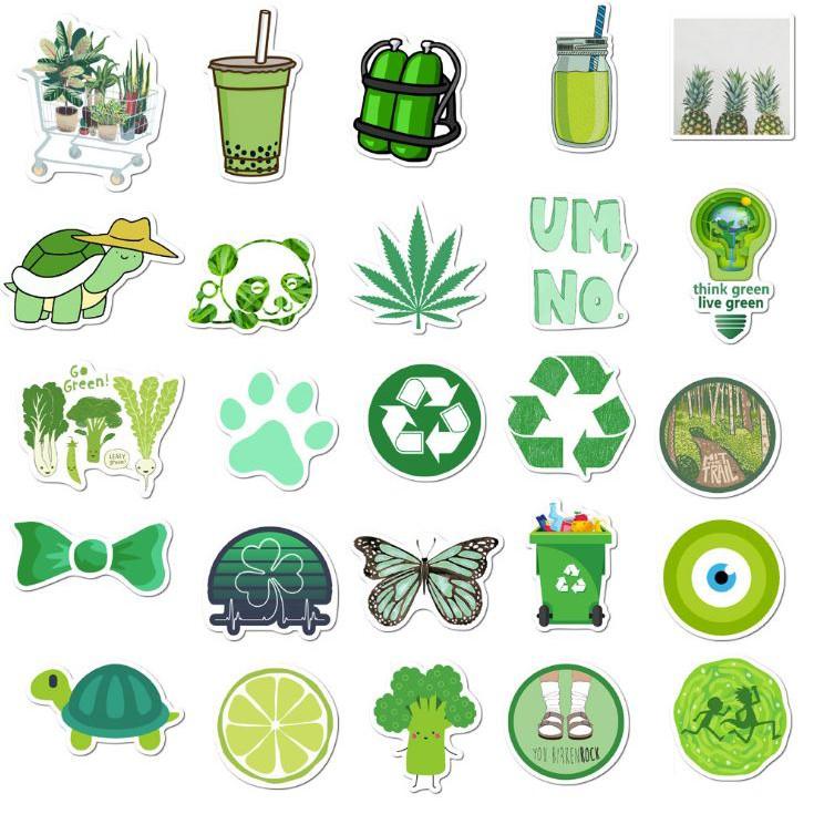 Sticker dán cao cấp RỪNG AMAZON Cực COOL ms#34