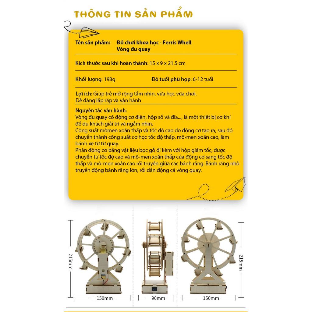 Đồ chơi khoa học Stem Toys - Ferris wheel - Vòng đu quay